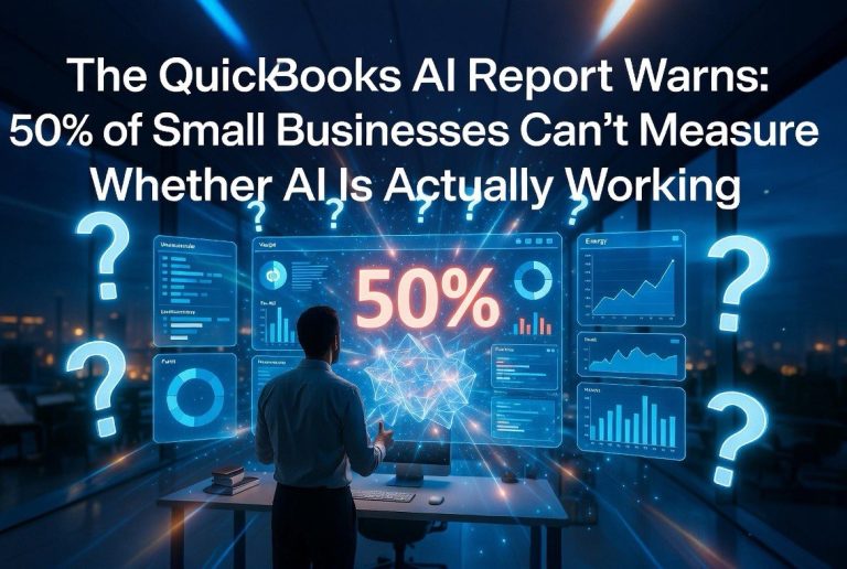 The QuickBooks AI Report Warns: 50% of Small Businesses Can’t Measure Whether AI Is Actually Working