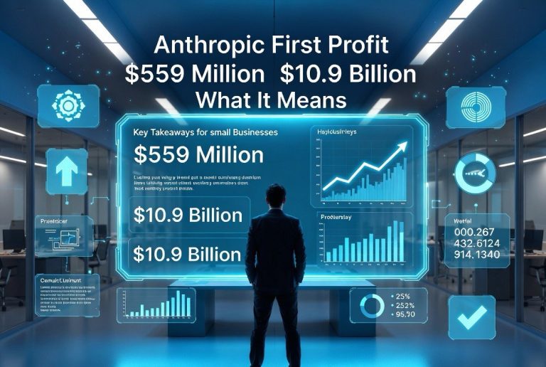 Anthropic Just Turned Its First Profit: $559 Million on $10.9 Billion Revenue — What It Means for Small Business Owners