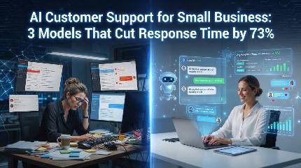 AI Customer Support for Small Business: 3 Models That Cut Response Time by 73%
