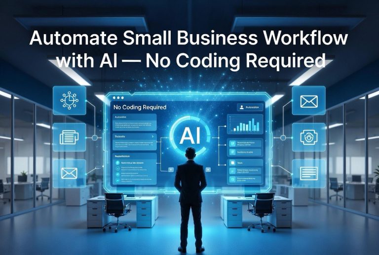 How to Automate Your Entire Small Business Workflow With AI — No Coding Required