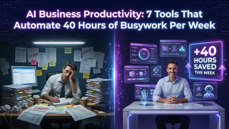 AI Business Productivity: 7 Tools That Automate 40 Hours of Busywork Per Week