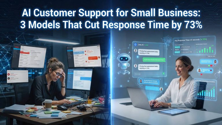 AI Customer Support for Small Business: 3 Models That Cut Response Time by 73%