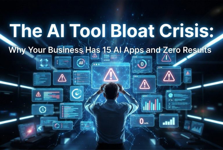 The AI Tool Bloat Crisis — Why Your Business Has 15 AI Apps and Zero Results