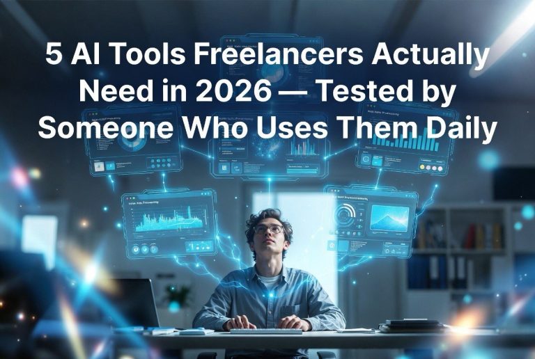 5 AI Tools Freelancers Actually Need in 2026 — Tested by Someone Who Uses Them Daily