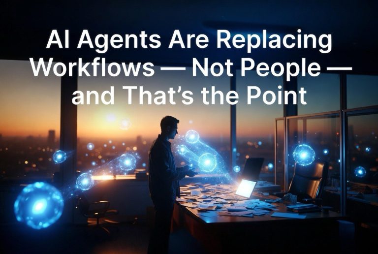 AI Agents Are Replacing Workflows, Not People — And That’s the Point