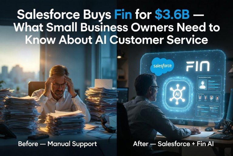 Salesforce Buys Fin for $3.6B: What Small Business Owners Need to Know About AI Customer Service