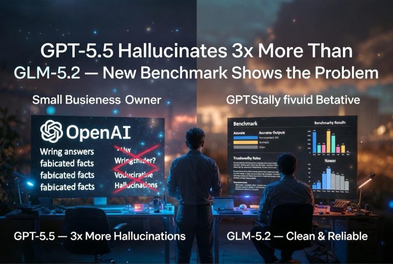 GPT-5.5 Hallucinates 3x More Than GLM-5.2 — New Benchmark Shows the Problem