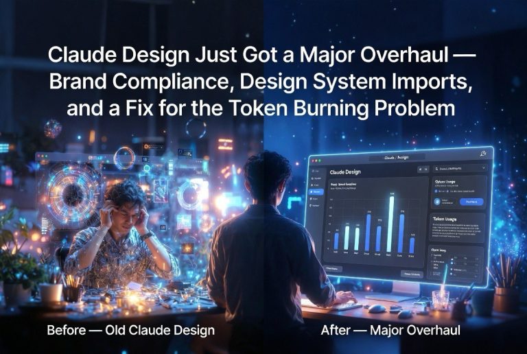 Claude Design Just Got a Major Overhaul — Brand Compliance, Design System Imports, and a Fix for the Token-Burning Problem