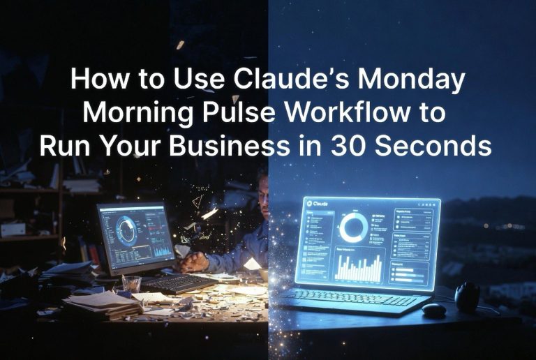 How to Use Claude’s Monday Morning Pulse Workflow to Run Your Business in 30 Seconds