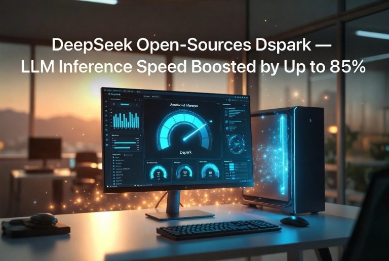 DeepSeek Open Sources DSpark — LLM Inference Speed Boosted by Up to 85%