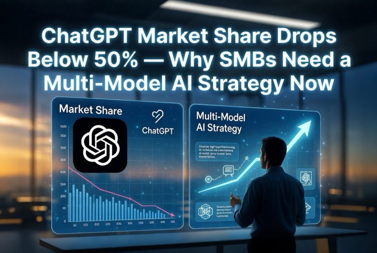 ChatGPT Market Share Drops Below 50% — Why SMBs Need a Multi-Model AI Strategy Now