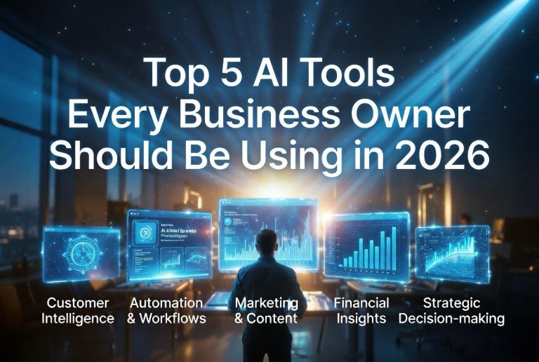 Top 5 AI Tools Every Business Owner Should Be Using in 2026