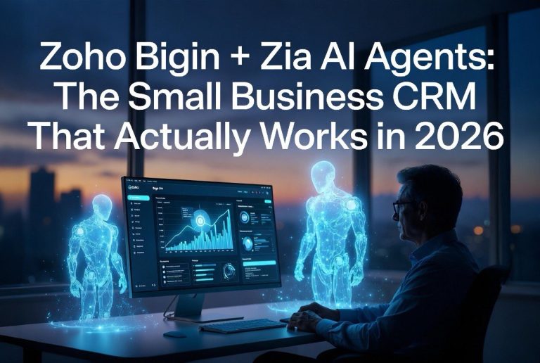 Zoho Bigin Zia AI Agents: No-Code CRM for US Small Business