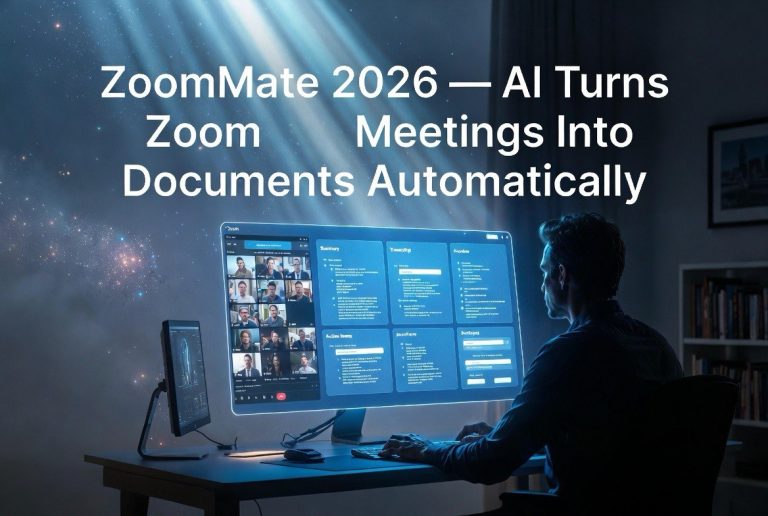 ZoomMate 2026: AI Turns Zoom Meetings Into Documents Automatically