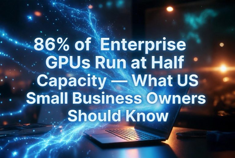 86% of Enterprise GPUs Run at Half Capacity: What US Small Business Owners Should Know