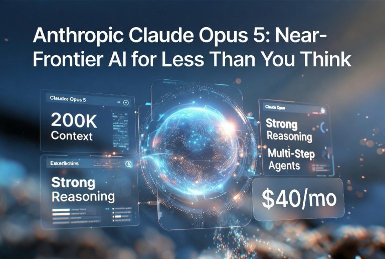 Anthropic Claude Opus 5: Near-Frontier AI for Less Than You Think