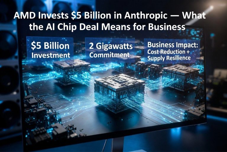 AMD Invests  Billion in Anthropic — What the AI Chip Deal Means for Business