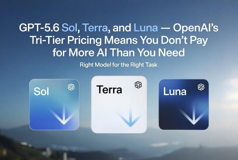 GPT-5.6 Sol, Terra, and Luna — OpenAIs Tri-Tier Pricing Means You Dont Pay for More AI Than You Need