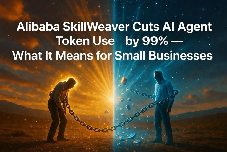 Alibaba SkillWeaver Cuts AI Agent Token Use by 99%: What It Means for Small Businesses