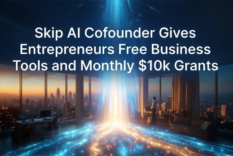 Skip AI Cofounder Gives Entrepreneurs Free Business Tools and Monthly $10k Grants