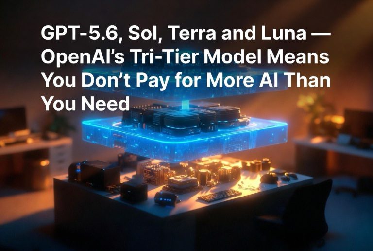 GPT-5.6 Sol, Terra, and Luna — OpenAI’s Tri-Tier Model Means You Don’t Pay for More AI Than You Need
