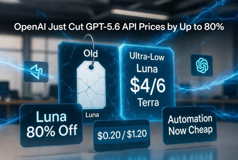 OpenAI Just Cut GPT-5.6 API Prices by Up to 80%