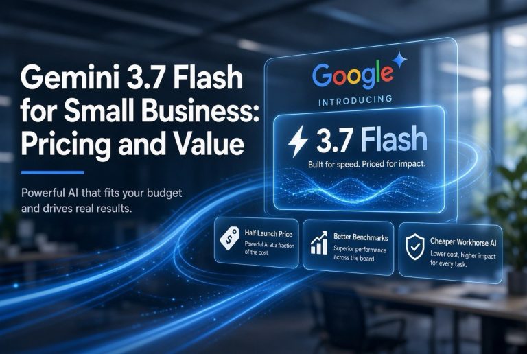 Gemini 3.7 Flash for Small Business: Pricing and Value