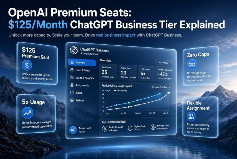 OpenAI Premium Seats: $125/Month ChatGPT Business Tier Explained