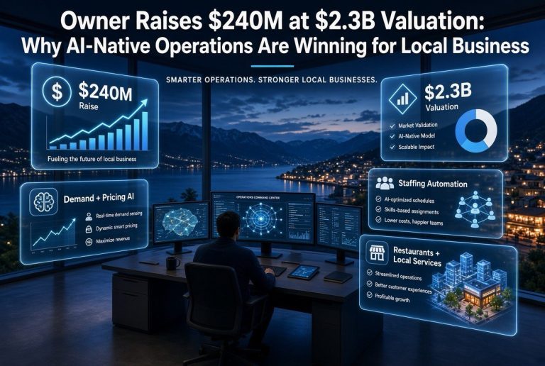 Owner Raises $240M at $2.3B Valuation: Why AI-Native Operations Are Winning for Local Business