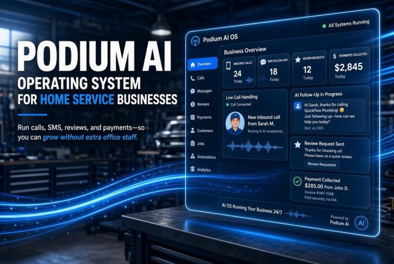 Podium AI Operating System for Home Service Businesses