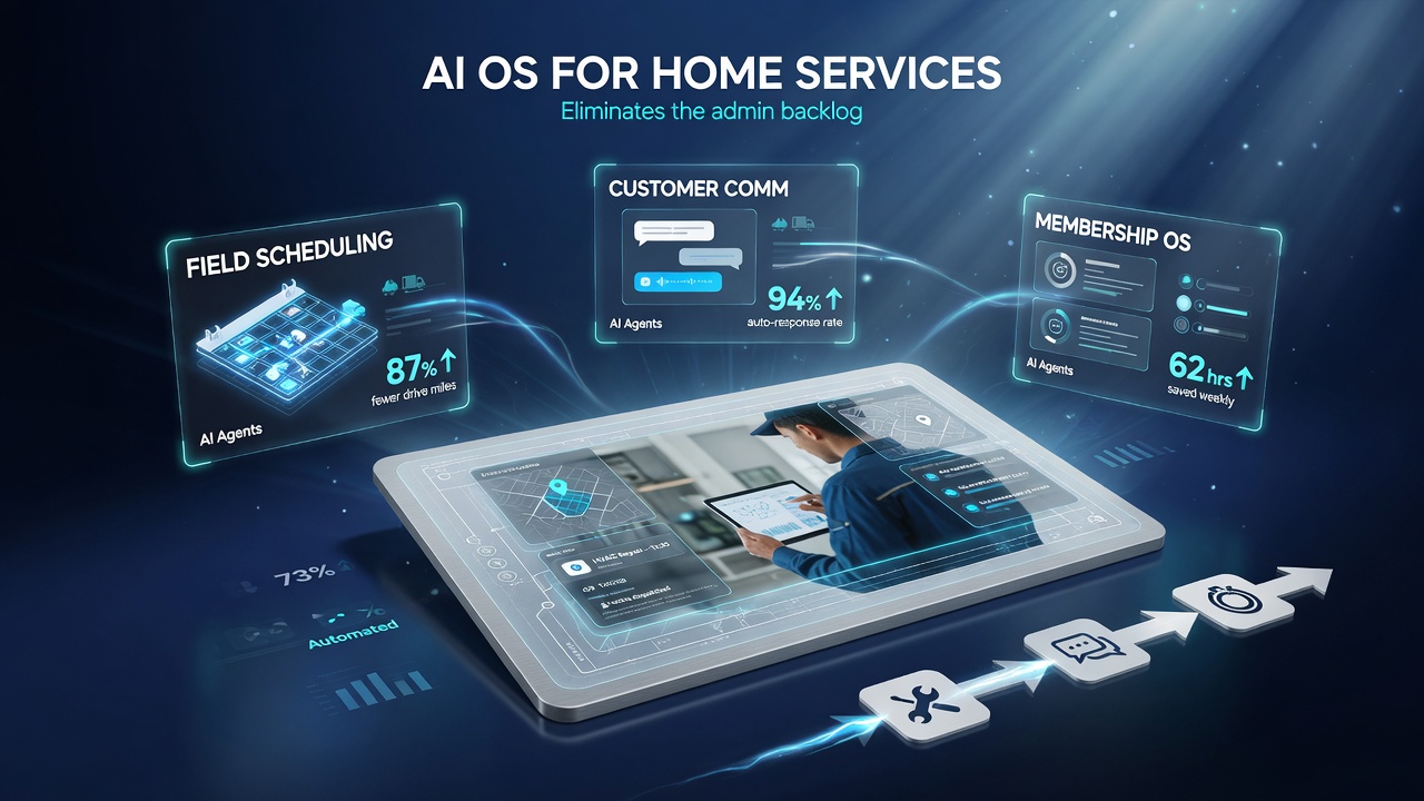 Podium AI Operating System for Home Services three specialized AI agent areas