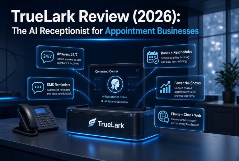 TrueLark Review (2026): The AI Receptionist for Appointment Businesses