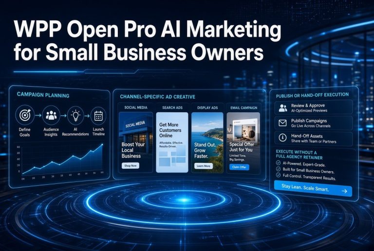 WPP Open Pro AI Marketing for Small Business Owners
