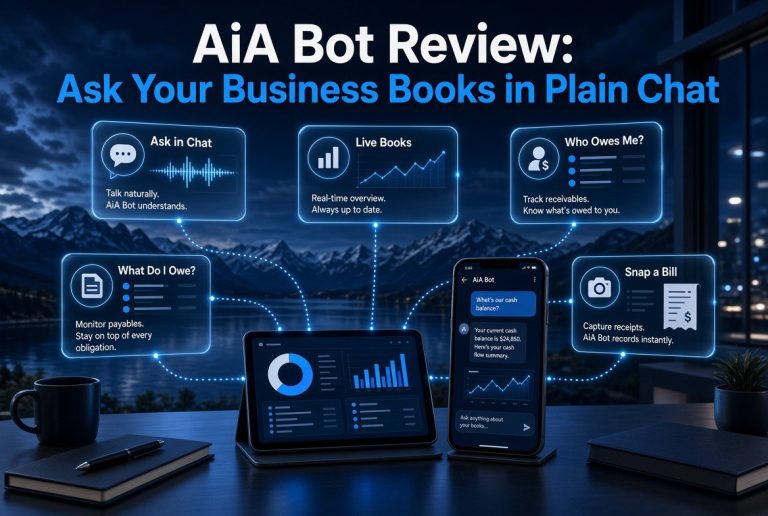 AiA Bot Review: Ask Your Business Books in Plain Chat