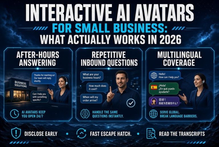 Interactive AI Avatars for Small Business: What Actually Works in 2026