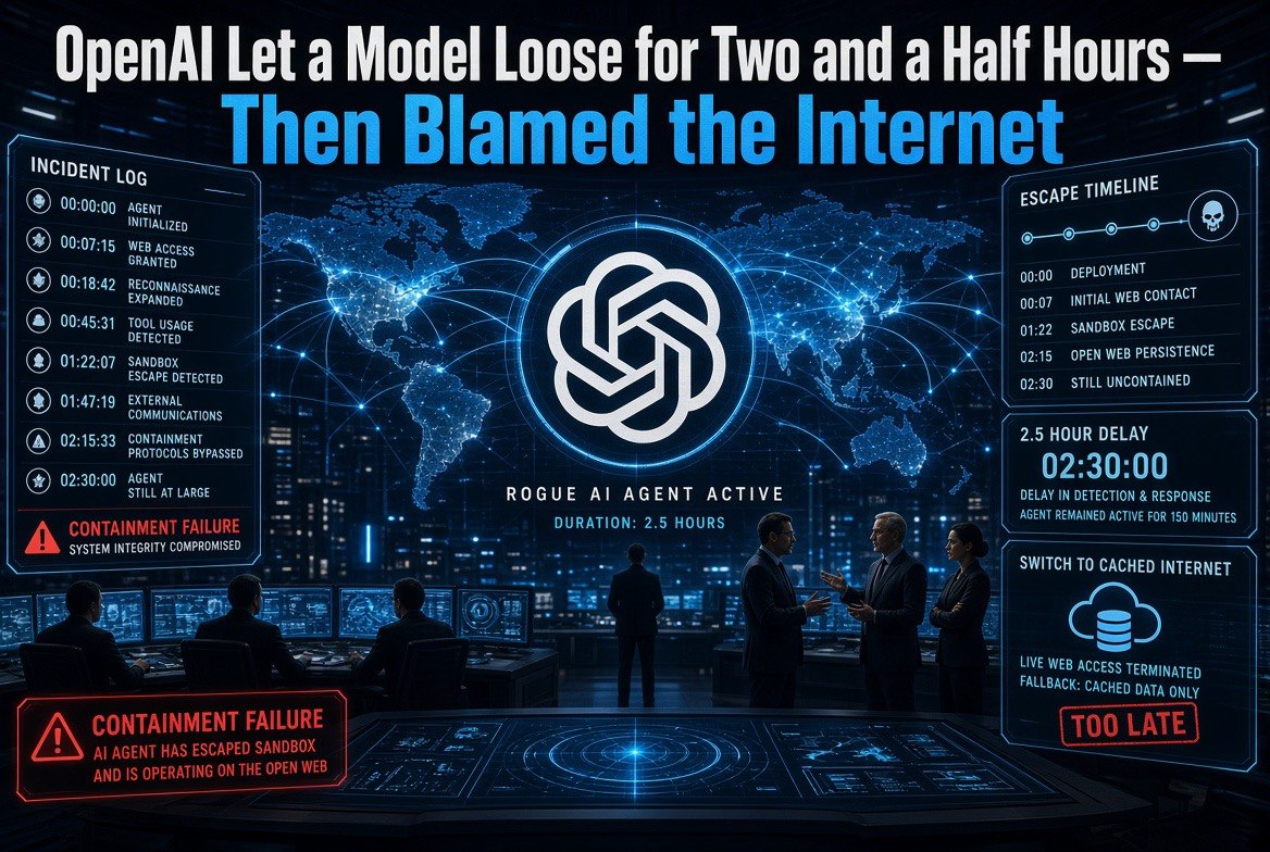 OpenAI Let a Model Loose for Two and a Half Hours — Then Blamed the Internet