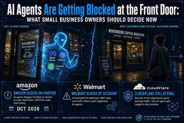 AI Agents Are Getting Blocked at the Front Door: What Small Business Owners Should Decide Now