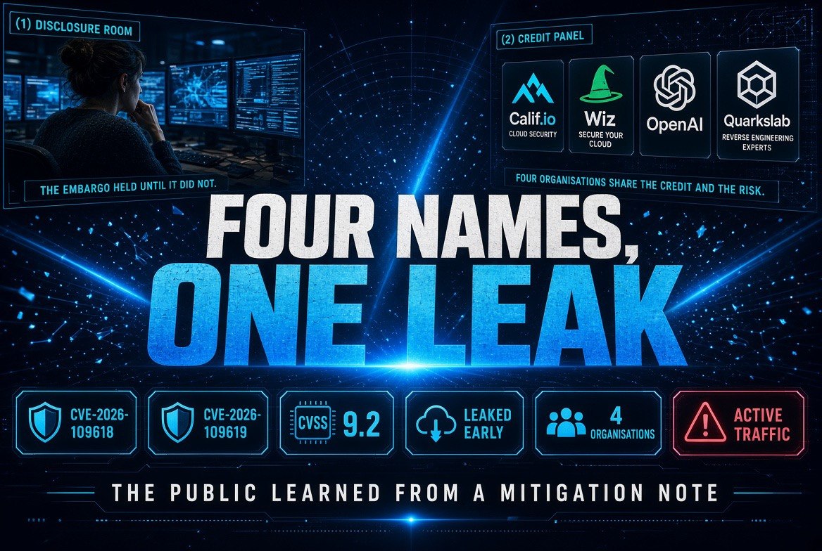Disclosure room and the four organisations credited with php2shell