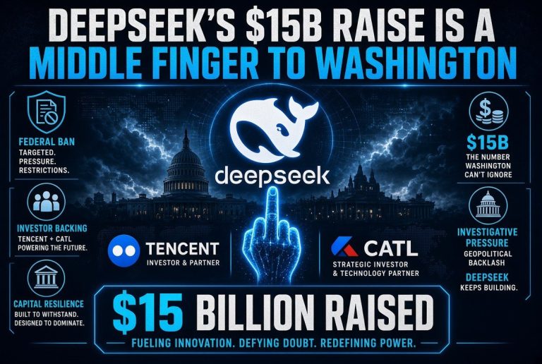 DeepSeek’s $15B Raise Is a Middle Finger to Washington