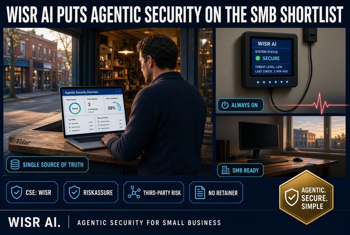 Wisr AI agentic security for small business - RiskAssure on Merchants Market